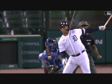 Mlb 現役唯一の三冠王ミゲル カブレラの芸術的なhr集 ニコニコ動画