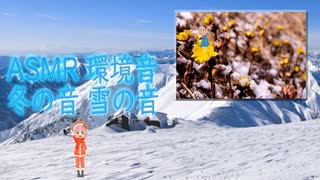 【環境音/作業用】冬 娘と雪原を歩く 吹雪の中 山小屋で料理  雪解けの音で心を癒す【ASMR/睡眠】