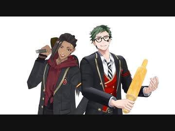 【MMDツイステ】深夜の厨房で副寮長が暴れてる件【ジャミル/トレイ】