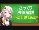 （ざっくり法律解説）不法行為ってなあに【voiceroid解説】