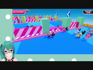 【アイドル部切り抜き】fall guysプレイ済みの神楽すず【比較動画】