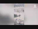 中国の甘粛省で大規模な土砂崩れが発生