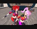 【MMD】宵々古今【重音テト　櫻花アリス　小春音アミ】