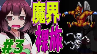 【VOICEROID実況】ダメージ縛りで超魔界村攻略していくきりたん　part3【超魔界村】