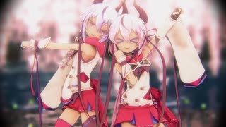 【MMD】ポジティブ☆ダンスタイム【鳴花ヒメ・ミコト】1080p対応