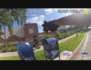 ユタ州ソルトレイクシティでの人質事件の最中の警察の射撃を示しています