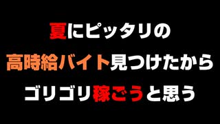 夏にピッタリの高時給バイト見つけたからゴリゴリ稼ごうと思う【ゲーム実況】