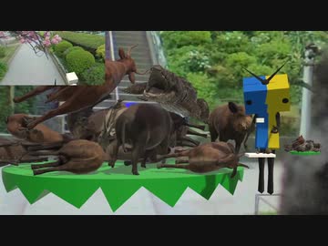 VRでどうぶつを積む