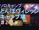 ソロキャンプ　カレー　とんぼヴィレッジ