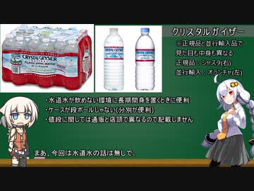 【VOICEROID雑談】今更飲料水を解説する事ができるのか？#01【第六回ひじき祭】