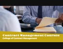 Contract Management Courses