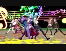 【アイドル部MMD】ポジティブ☆ダンスタイム【ヤマトイオリ／神楽すず／カルロ・ピノ／金剛いろは／花京院ちえり／八重沢なとり】