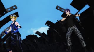 【MMD】レンとがくぽでDay break front line