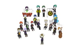 【手描きツイステ】NRC生でボ/レ/ロ