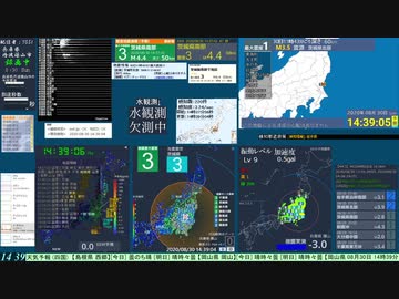 【緊急地震速報(予報)】茨城県南部 (最大震度3　M 4.4)