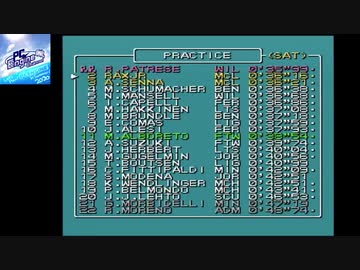 PCエンジン　F1サーカス’92　8年目USAGP