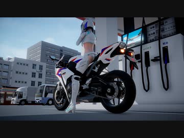 【MMD】サイバーサンダーサイダー／EZFG × じゃあにぃ × レーシングミク2014 EV MIRAI ver.