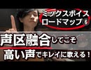 【ミックスボイス：ロードマップ⑥解説】声区融合してこそミックスボイス「題材：完全感覚Dreamerサビ1フレーズ（ONEOKROCK）」