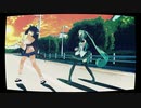 【アニメ風MMD】きょうもハレバレ【鼻そうめんP風ミク&ふらすこ式風きりたん】【60fps】