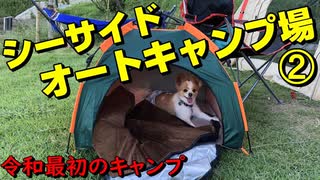 【ハイエースキャンピングカーで行く犬連れ旅】休暇村 南淡路 シーサイドオートキャンプ場②