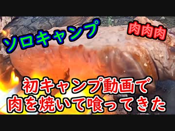 【ソロキャンプ】キャンプ場で肉焼いて食ってきた【中ノ沢渓谷森林公園】