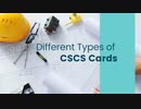 Different Types of CSCS Cards