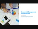 Commercial Management in Construction