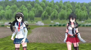 【MMD艦これ】Spring Shower【マル4計画軽巡洋艦×2】