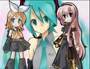 【Kagamine Rin】triple baka【Luka Megurine】