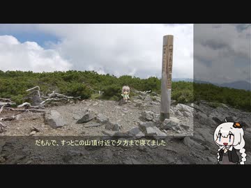 RTA(リアル登山アタック)　蝶ヶ岳 三股ルート 一泊二日テント泊