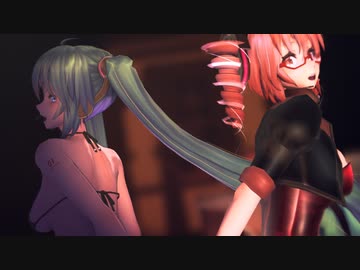 【MikuMikuDance】 『 7( セブン ) 』 を踊る大人ミクさんとテトちゃんを崇めよう