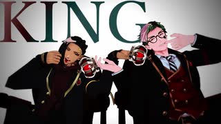 【MMDツイステ】KING【ジャミル/トレイ】
