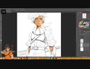 アニメ漫画のフラットとシェーディングトーンを着色する方法「How To Color Anime Manga Flat and Shading Tones」