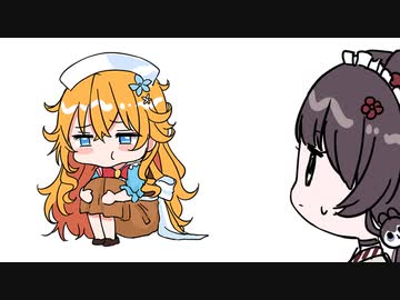 【切り抜き漫画】戌亥が構ってくれなくてすねるギバラ【戌亥とこ/御伽原江良/にじさんじ】