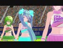 【MMD】チアリーダーネギトログミでハイファイレイヴァー(PART2)【カメラ移動・字幕無】(1080p_60fps)