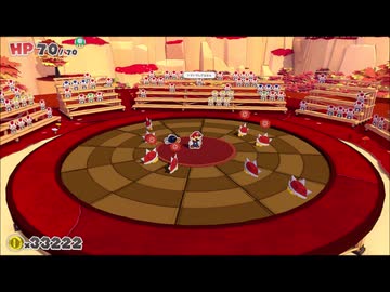 【ペーパーマリオ オリガミキング】バトル モミジ山エリア(通常)
