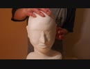 (音フェチ) 新ダミーヘッドマイク10号にマッサージ＆指かきしてみた (囁き声あり ASMR)
