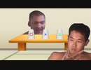 三択クイズに挑戦する先輩