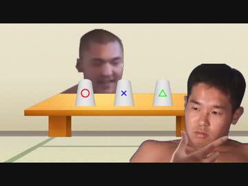 三択クイズに挑戦する先輩