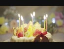 祝！動くお誕生日おめでとうカード1（ケーキ編）