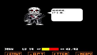 UNDERTALE ウルトラサンズ戦？ デモ版