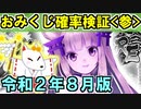 【ゆっくり解説】おみくじ確率検証＜2020年8月版＞【御城プロジェクト:RE】