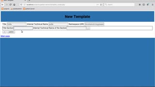 Generic Pattern Forms Server