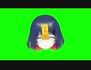 あくびするあずきアイス藍丸