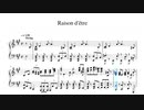 【ちょびっツED】「Raison d'être」をピアノ編曲してみた【楽譜】