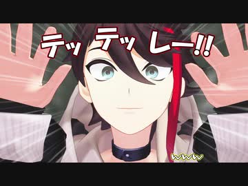 扉の奥に先回りして戌亥と江良ちゃんを驚かせようとするけど失敗する三枝明那が可愛い にじさんじmmd にじさんじtool