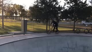 BMXで死にそうになる