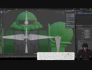 【Vtuberと見る】ザク制作講座【Blender＆Unity】