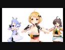 【MMD】ホロライブ（夜空メル、兎田ぺこら、夏色まつり）でBAAM(MOMOLAND)