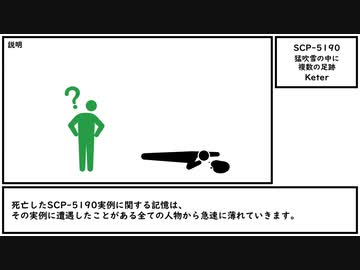 【ゆっくり紹介】SCP-5190【猛吹雪の中に複数の足跡】